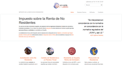 Desktop Screenshot of impuestonoresidentes.com